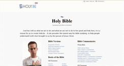 Desktop Screenshot of holy.be