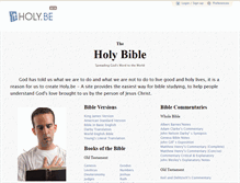 Tablet Screenshot of holy.be